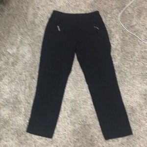 Inc black crop pants